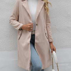 Slim Fit Blazer Coat Long Sleeve Loose Blazer