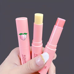 Peach Lip Balm Moisturizing Hydrating Lightening Lip Lines Anti-Dryness