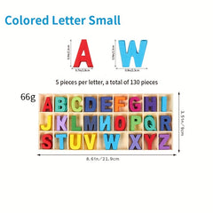Wooden Letters Art Crafts Set 5 Uppercase Letters Sorting Trays DIY Signs