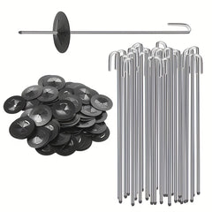 10pcs Solar Panel Bird Guard Fastener Clips - Stainless Steel