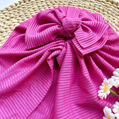 Baby Spring Summer Thin Headband Soft Bow Hat