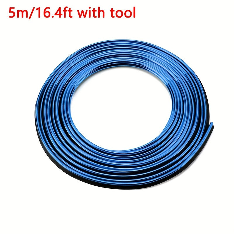 Universal PVC Strip Moulding Decoration 16ft 5m for Car Interior Upgrade