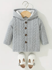 Baby Girls Hooded Coat Waterproof Jacket