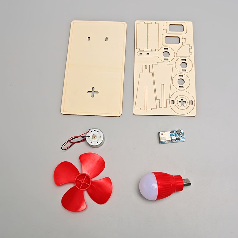 Mini Wind Turbine Science Experiment Kit DIY Toy