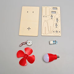 Mini Wind Turbine Science Experiment Kit DIY Toy