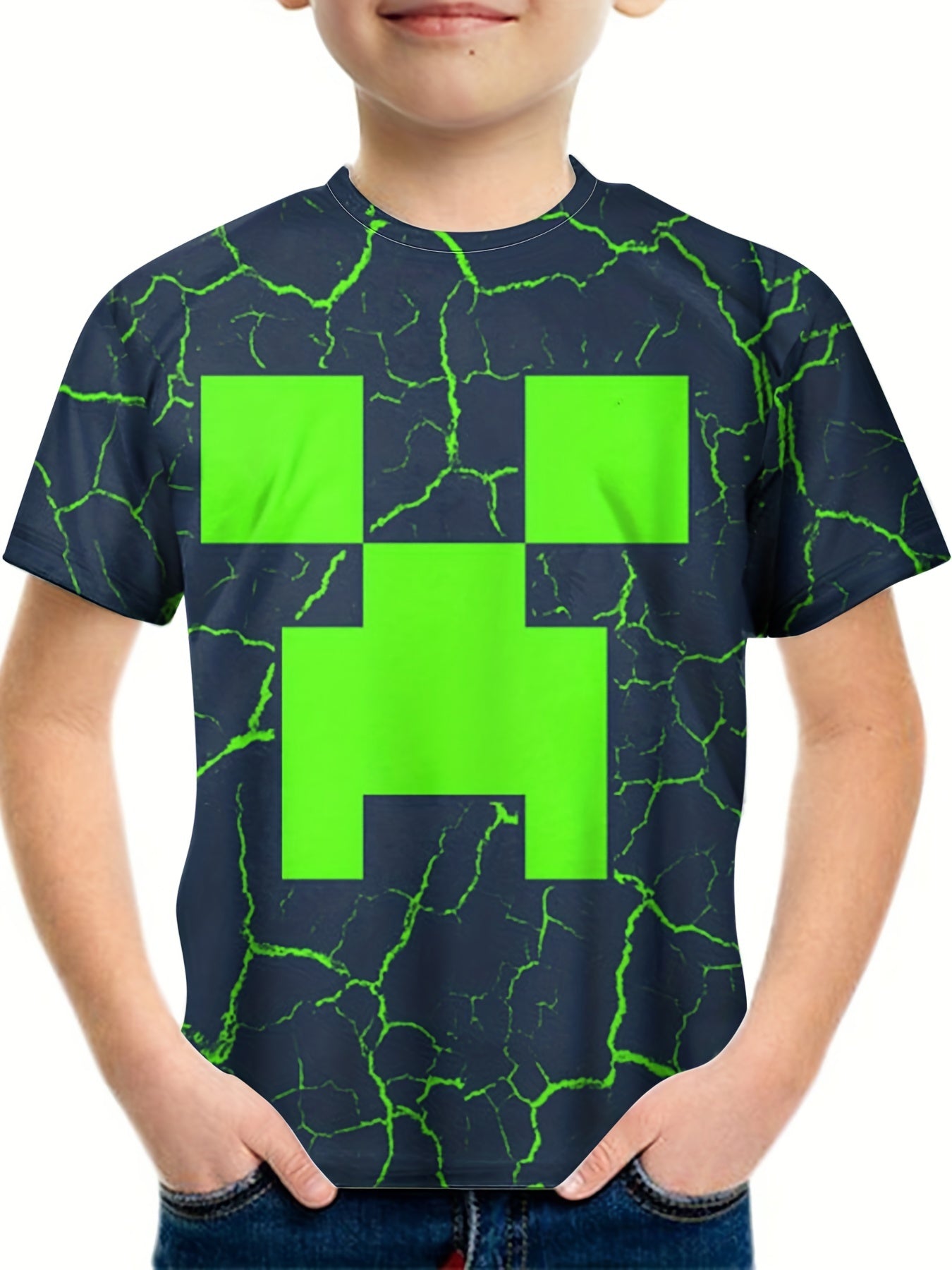 Kids 3D Print Tee - Street Wear Clothes