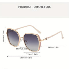 Large Polygon Sunglasses Glitter UV400 Sun Shades Glasses Women