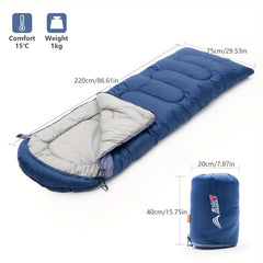 1kg Portable Sleeping Bag for Camping & Hiking, Stay Warm Anywhere