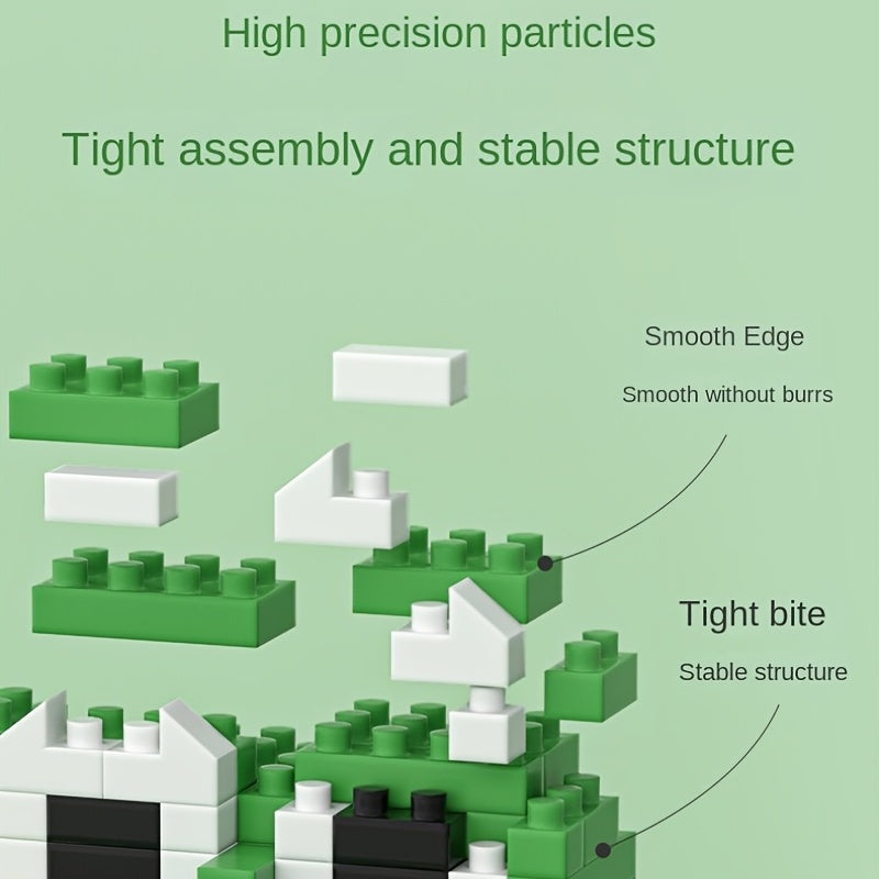 855pcs Frog Building Block Toy Cartoon Animal Assembly Building Block Toy