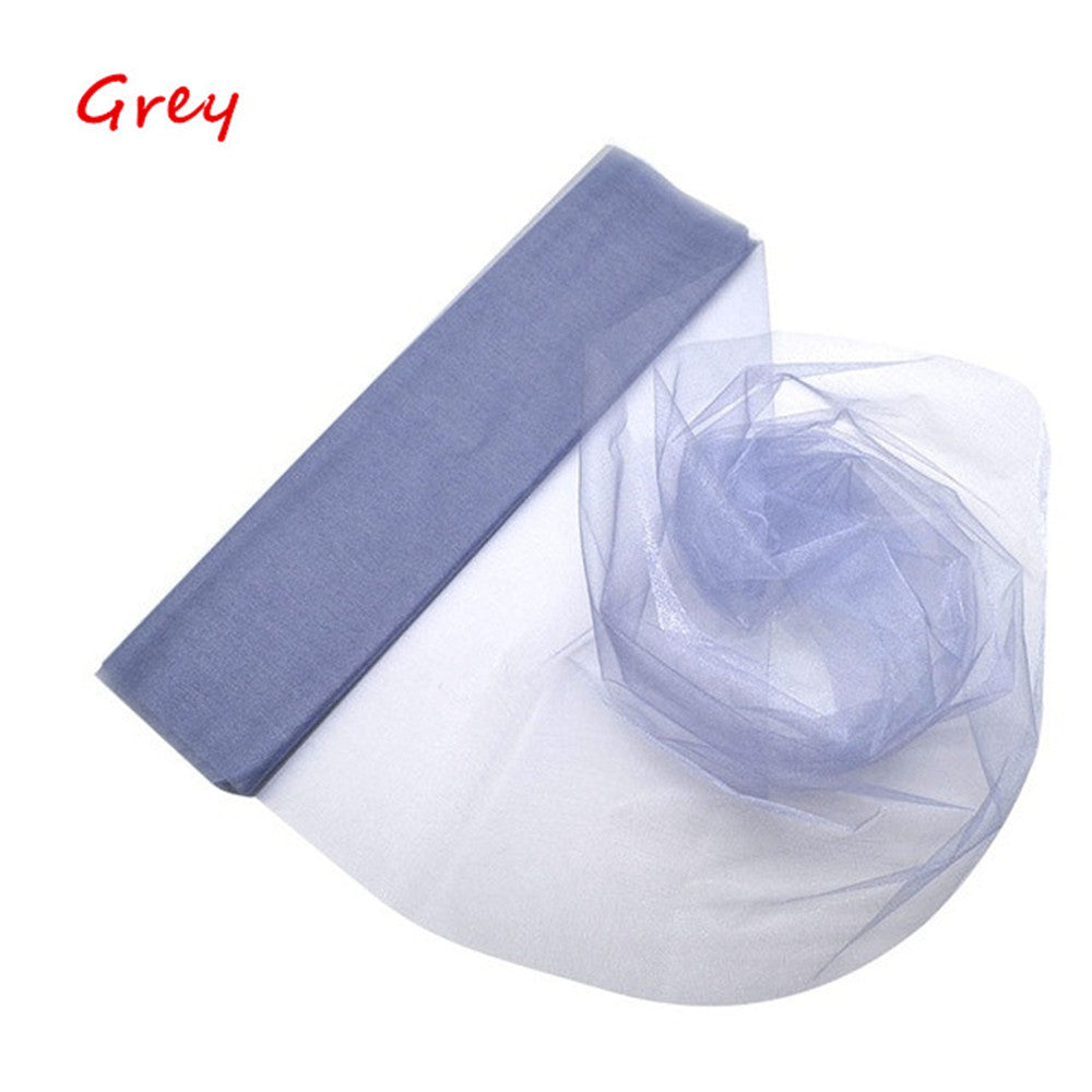 Transparent Tulle Wedding Dress Element Flower Party Decoration Roll