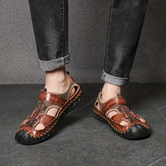 Men's Stitch Non Slip Sandals Comfy Beach Shoes Summer