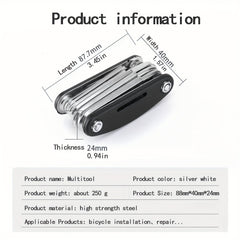 15 in 1 Wrench Set Bicycle Tire Repair Tool Multifunctional Folding Car Repair