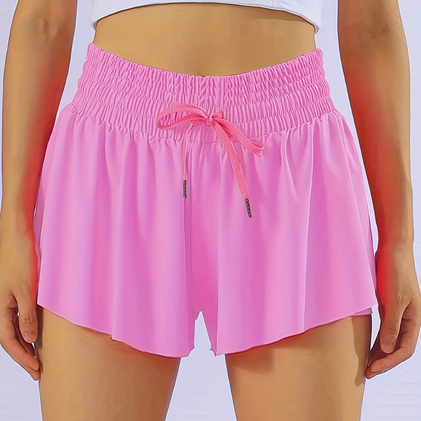High Waist Athletic Skirt with Shorts for Golf Tennis Running