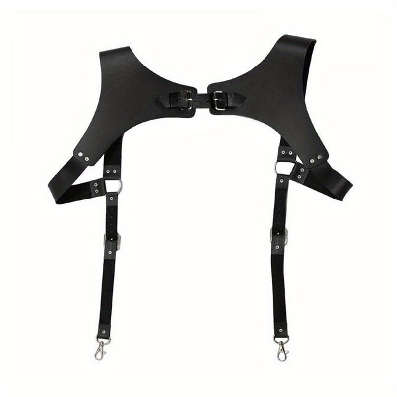 Men's PU Leather Suspender Belt for Costume Party Club