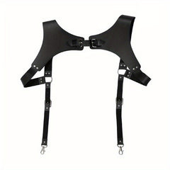 Men's PU Leather Suspender Belt for Costume Party Club