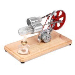 Mini Stirling Engine Motor Kit LED Generator Science Kit