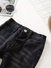 Toddler Baby Girls Denim Pants Cotton Jeans