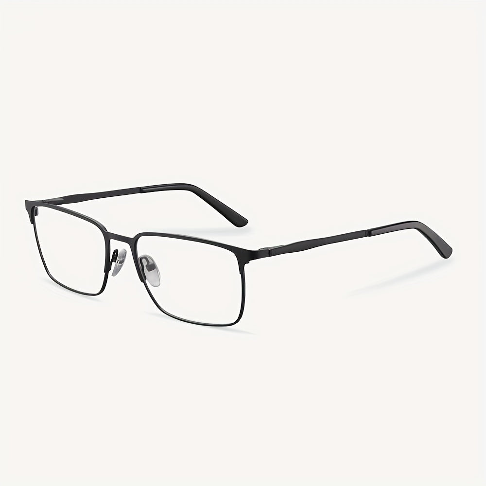 Men's Square Frame Light Blocking Glasses Anti UV Ray