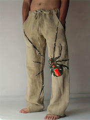 3D Spider Print Boys Casual Long Pants Spring Autumn Kids Clothing