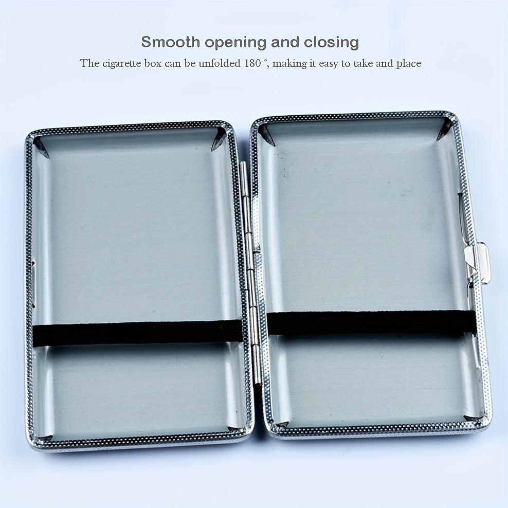 Ultra Thin Double-sided Leather Cigarette Box