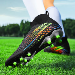 Boy's High Top Non Slip Football Cleat With Spikes