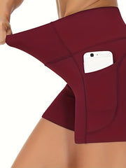 High Waist Butt Lifting Skinny Shorts Quick-drying Running Fitness Yoga