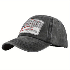 Unisex Sunshade Breathable Adjustable Baseball Cap with Letter Embroidery