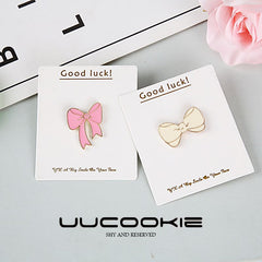 Girls Cartoon Bow Pin Decorative Accessories For Scarf Sweater