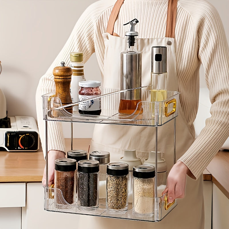 Kitchen Food Storage Rack Shelf Organizer Large Capacity Desktop