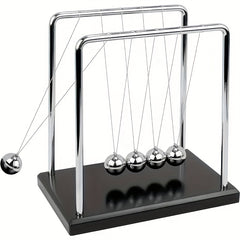 Newton's Cradle Portable Science Toy PP Material 5 Metal Balls