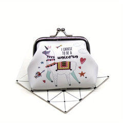 Cartoon Animal Print Coin Purse For Girls