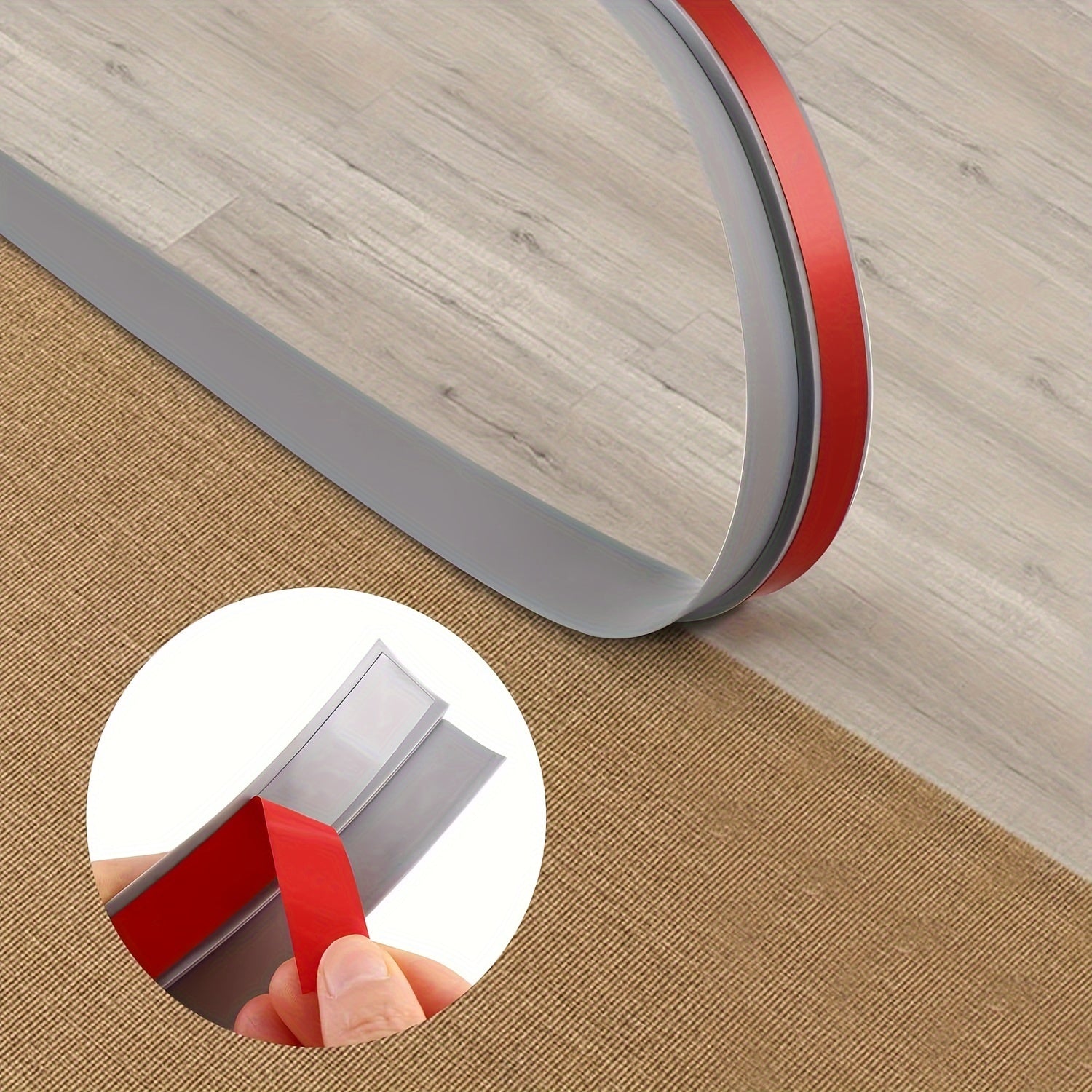6 56ft Self Adhesive Floor Transition Strip PVC Threshold Transitions