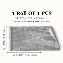 Waterproof Marble Floor Stickers Non-slip Tile Stickers