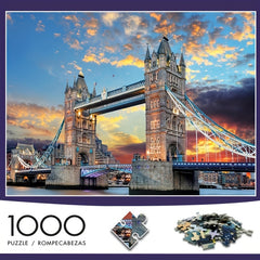 Tower Bridge London Sunset Jigsaw Puzzle 1000pcs