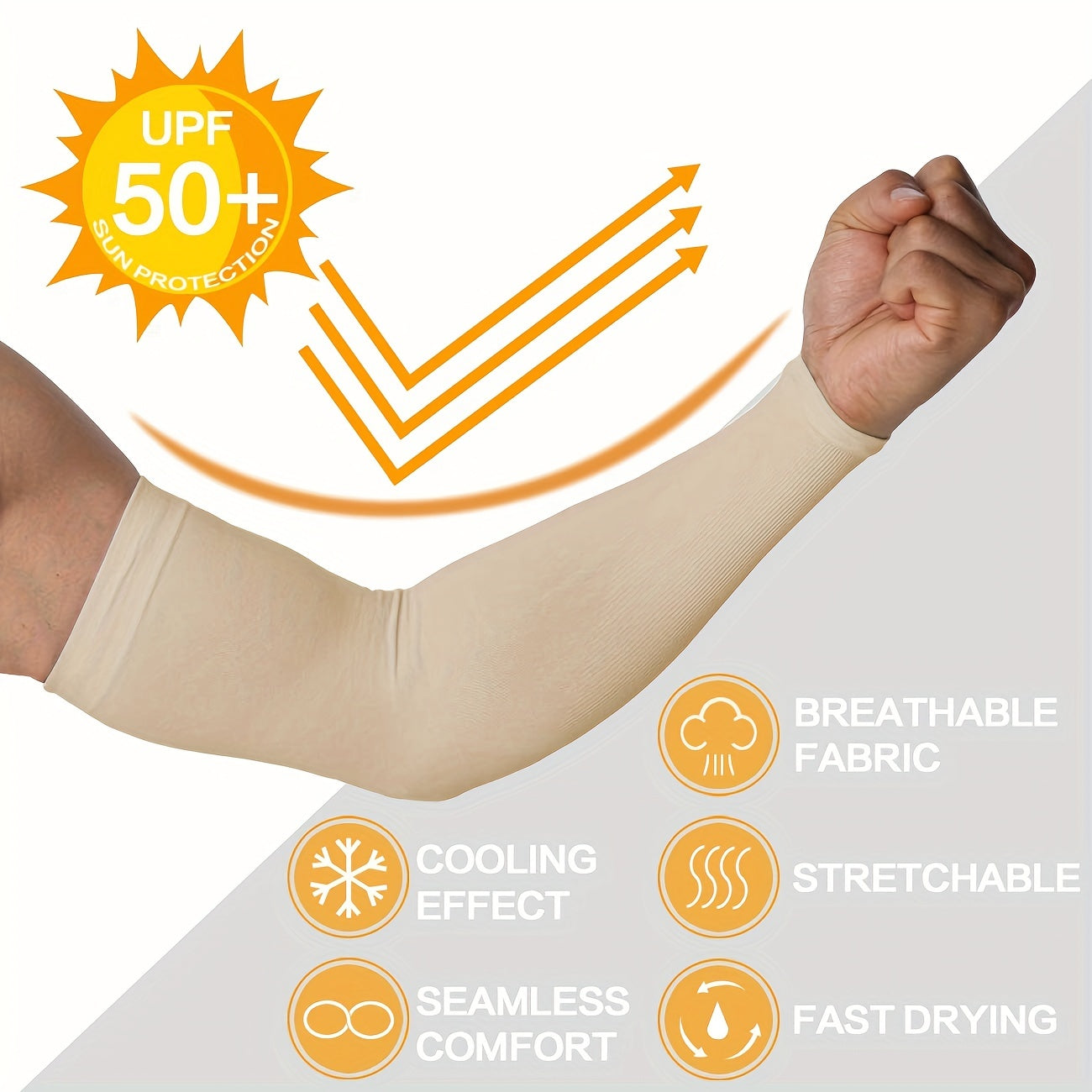 UV Protective Cooling Arm Sleeves for Outdoor Activities