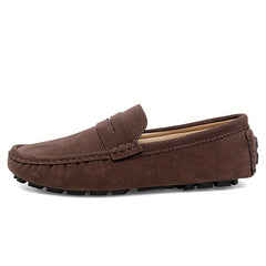 Men's Slip-On Loafers Outdoor Rubber Sole Shoes