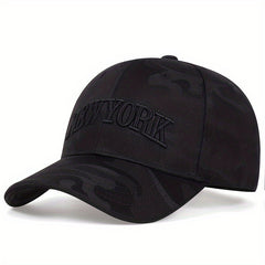Men's Embroidered Letter Baseball Cap Sun Protection Mesh Cap