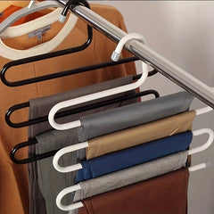 Stainless Steel Art Pants Rack S-shaped Pants Clip Hanger