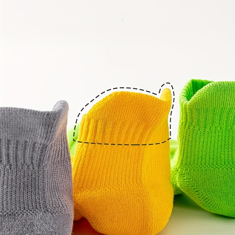 Men's Moisture Wicking Ankle Sports Socks 5 Pairs