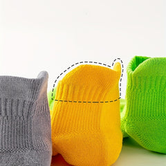 Men's Moisture Wicking Ankle Sports Socks 5 Pairs