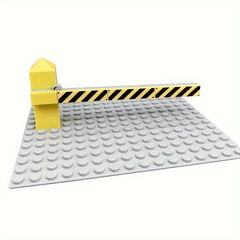 Traffic Railing Toys Building Blocks Parking Lot Lifting Rod