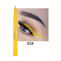 Long Lasting Waterproof Eyeliner Pen 12 Colors Smudge Proof Sweat Proof