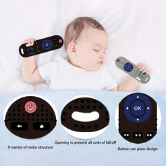 Baby Silicone Remote Control Teether Baby Anti eating Hand Molar Stick