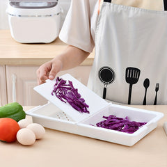 3 in 1 Plastic Chopping Board with Storage Organizer