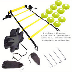 Agility Speed Ladder Football Training Set for Soccer & Football