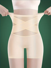 High Waist Boyshort Panties Comfy Butt Lifting Stretchy Intimates Panties