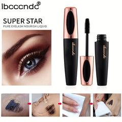 Waterproof 4D Mascara: Thick & Curly, Long-Lasting, Smudge-Proof