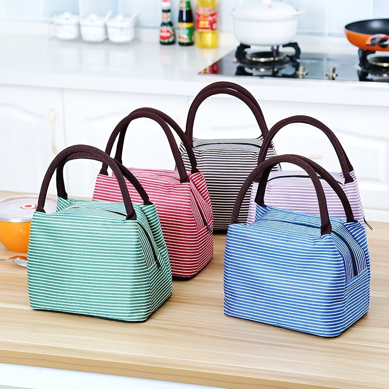 Insulated Lunch Bag Aluminum Foil Liner Waterproof Leakproof Freez