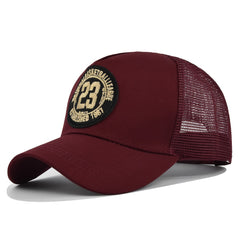 Retro Style Mesh Baseball Cap for Men and Women