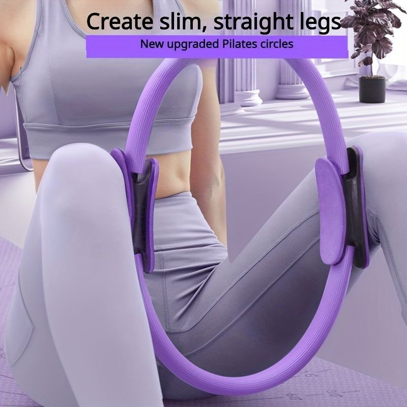 Yoga Pilates Stretching Ring Fitness Circle With Handle Arm Training